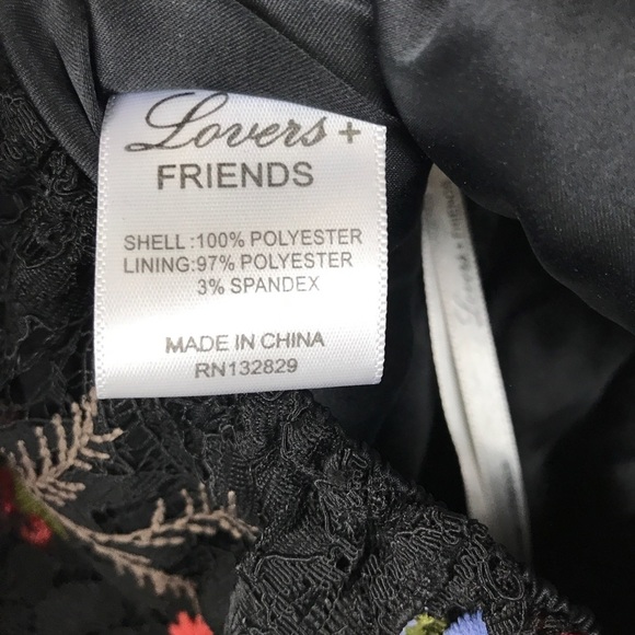 NWT Lovers + Friends Ellie Floral Ruffle Crop Top in Sunset Size Small - Picture 8 of 9